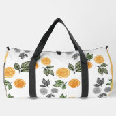 Orangefarbene Fruchtscheiben Duffle Bag (Rückseite)