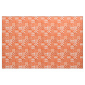 Orangefarbene, gelbe Muster - Design Stoff (Yard (91,4 cm))