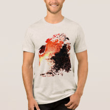 Orangefarbene, gelbe Pinselpinsel, Farbstiche Desi