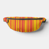 Orangefarbene, gelbe Streifen Bauchtasche (Ablage )