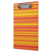 Orangefarbene, gelbe Streifen Klemmbrett (Links)