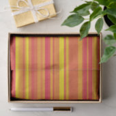 Orangefarbene, gelbe Streifen Seidenpapier (Geschenk)