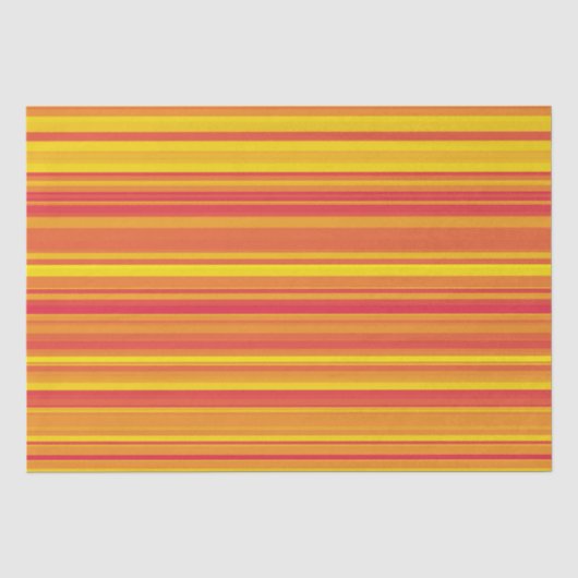 Orangefarbene, gelbe Streifen Seidenpapier (Vorderseite)