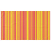 Orangefarbene, gelbe Streifen Tischdecke (Vorderseite (Horizontal))