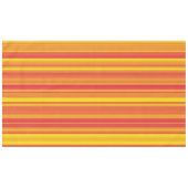 Orangefarbene, gelbe Streifen Tischdecke (Vorderseite (Horizontal))