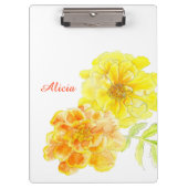 Orangefarbene Gelbschwanze mit Zwischenwand Klemmbrett (Vorderseite)