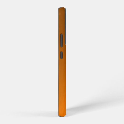 Orangefarbene glänzende Imitate Samsung Galaxy Geh Samsung Galaxy Hülle (Rechte Seite)