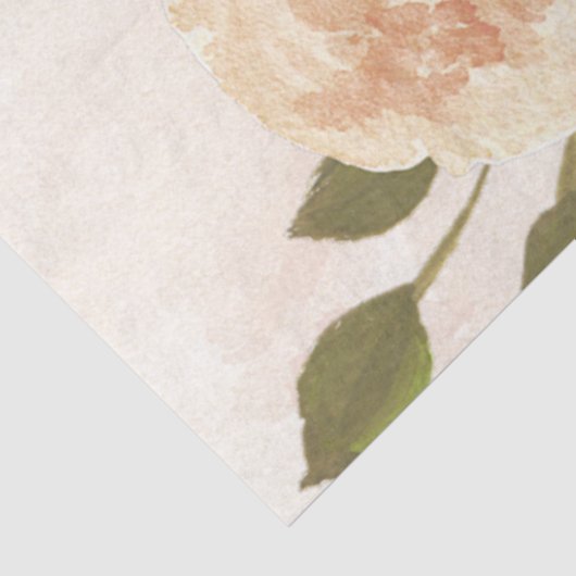 Orangefarbene Herbstwasserfarbe Seidenpapier (Ausschnitt)