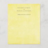 Orangefarbene Hochzeit (Rückseite)