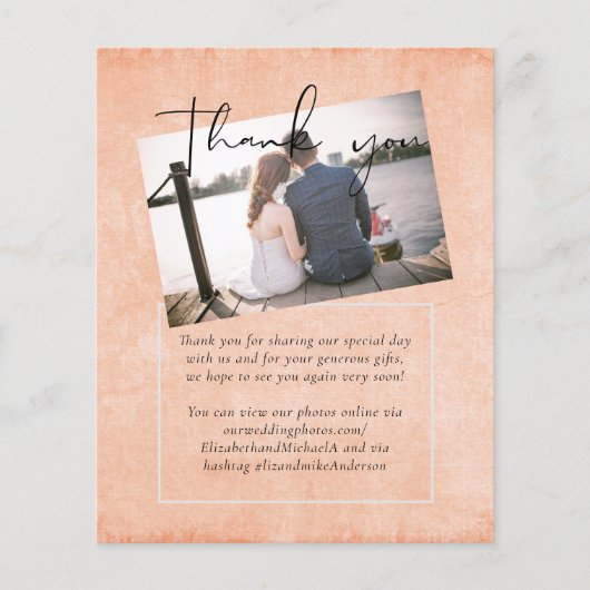 Orangefarbene Hochzeit (Vorderseite)