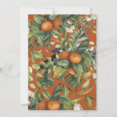 Orangefarbene Hochzeit (Rückseite)