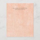 Orangefarbene Hochzeit (Rückseite)