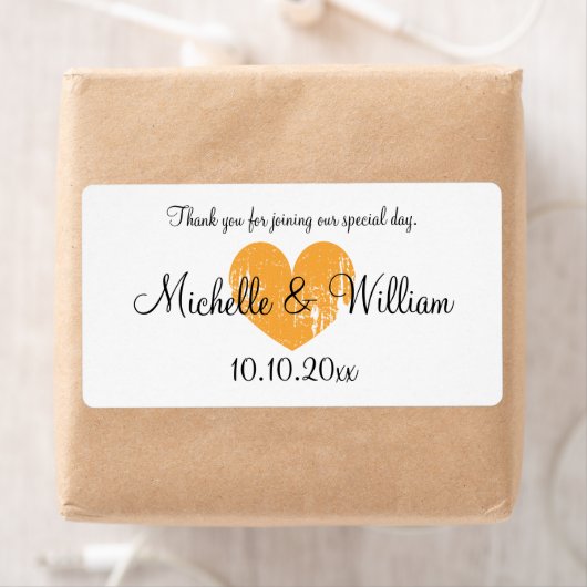 Orangefarbene Hochzeitsweine oder Wasserflaschen (Insitu)