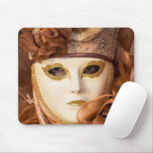 Orangefarbene Karnevalskostüme, Venedig Mousepad (Mit Mouse)