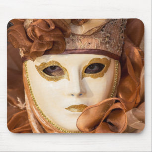 Orangefarbene Karnevalskostüme, Venedig Mousepad