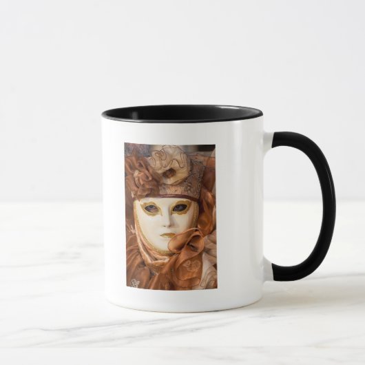 Orangefarbene Karnevalskostüme, Venedig Tasse (Rechts)