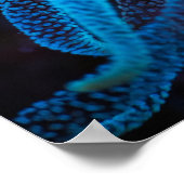 Orangefarbene Koralle Poster (Ecke)