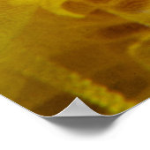 Orangefarbene Koralle Poster (Ecke)