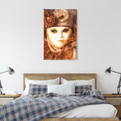 Orangefarbene Kostüme, Venedig Leinwanddruck (Insitu (Schlafzimmer))