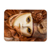 Orangefarbene Kostüme, Venedig Magnet (Horizontal)