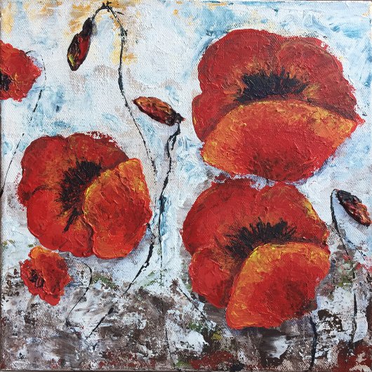 Orangefarbene Krabbenpalme Geschenkpapier