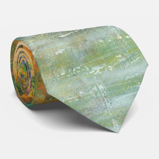 Orangefarbene Krawatte (Gerollt)