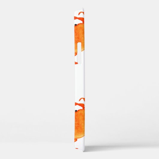 Orangefarbene Krebse Case-Mate iPhone Hülle (Rückseite / Rechts)