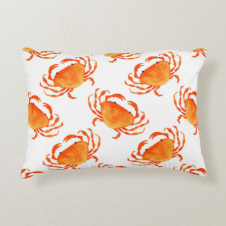 Orangefarbene Krebse Dekokissen