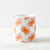 Orangefarbene Krebse Kaffeetasse (Mittel)
