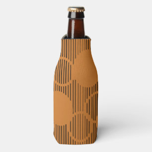 Orangefarbene Kreise Flaschenkühler