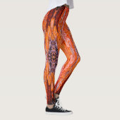Orangefarbene Leggings (Rechts)