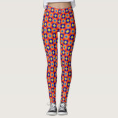 Orangefarbene Leggings (Vorderseite)