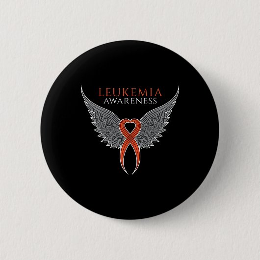 Orangefarbene Leukämie Sensibilisierungskassette m Button (Vorderseite)