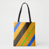 Orangefarbene Linien Tasche (Vorderseite)