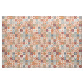 Orangefarbene marokkanische Fliesen Stoff (Yard (91,4 cm))