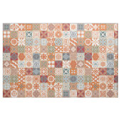 Orangefarbene marokkanische Fliesen Stoff (Fat Quarter (45,7 x 55,9 cm))