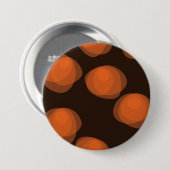 Orangefarbene, moderne, coole, trendige abstrakte button (Vorne & Hinten)
