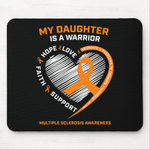 Orangefarbene Multiple Sklerose Aw Mousepad