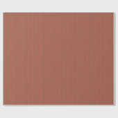 Orangefarbene Nadelstreifen Geschenkpapier (Flach)