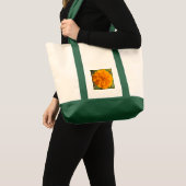Orangefarbene Nylontasche - wählen Sie Stil & Farb Tragetasche (Vorderseite (Produkt))