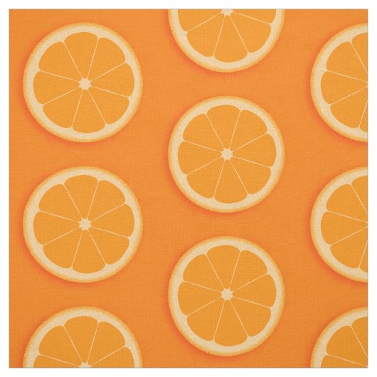Orangefarbene Orangenfrüchte Stoff (Muster)