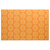 Orangefarbene Orangenfrüchte Stoff (Fat Quarter (45,7 x 55,9 cm))