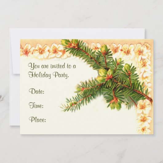 Orangefarbene Party Einladung (Rückseite)