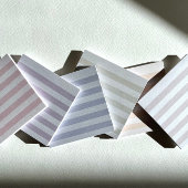 Orangefarbene Pastellstreifen - Nachhinweise Post-it Klebezettel