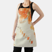 Orangefarbene, Personalisierte All-over-Print-Schü Schürze (InSitu)