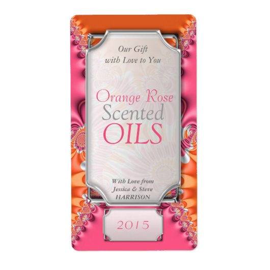 Orangefarbene Pink-Lieblingsmarken für ätherische  (Vorne)