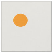 Orangefarbene Punkte auf weiß Stoff (Nahaufnahme)