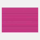 Orangefarbene rosa und grüne Streifen Geschenkpapier Set (Vorderseite 2)