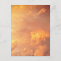 Orangefarbene rosa Wolken Wolkenlandschaft