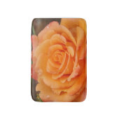 Orangefarbene Rose Badematte (Vorderseite Vertikal)